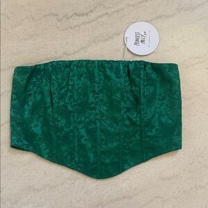 Princess Polly Ramona strapless top green